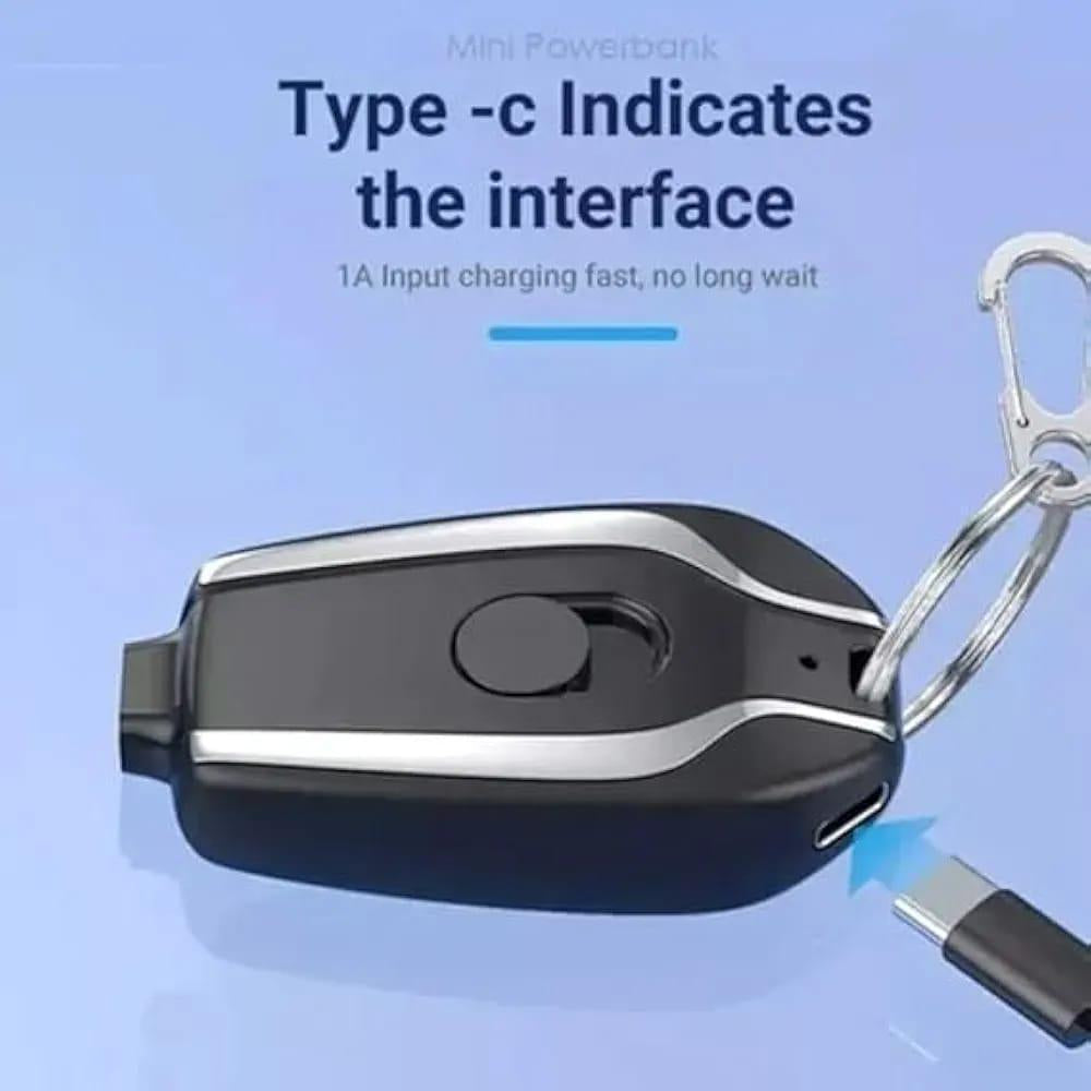 Keychain Power Bank-Type C-1500mAh