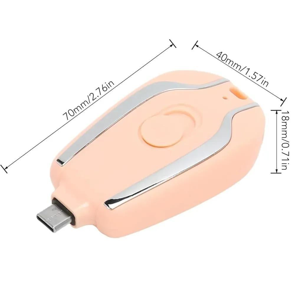 Keychain Power Bank-Type C-1500mAh
